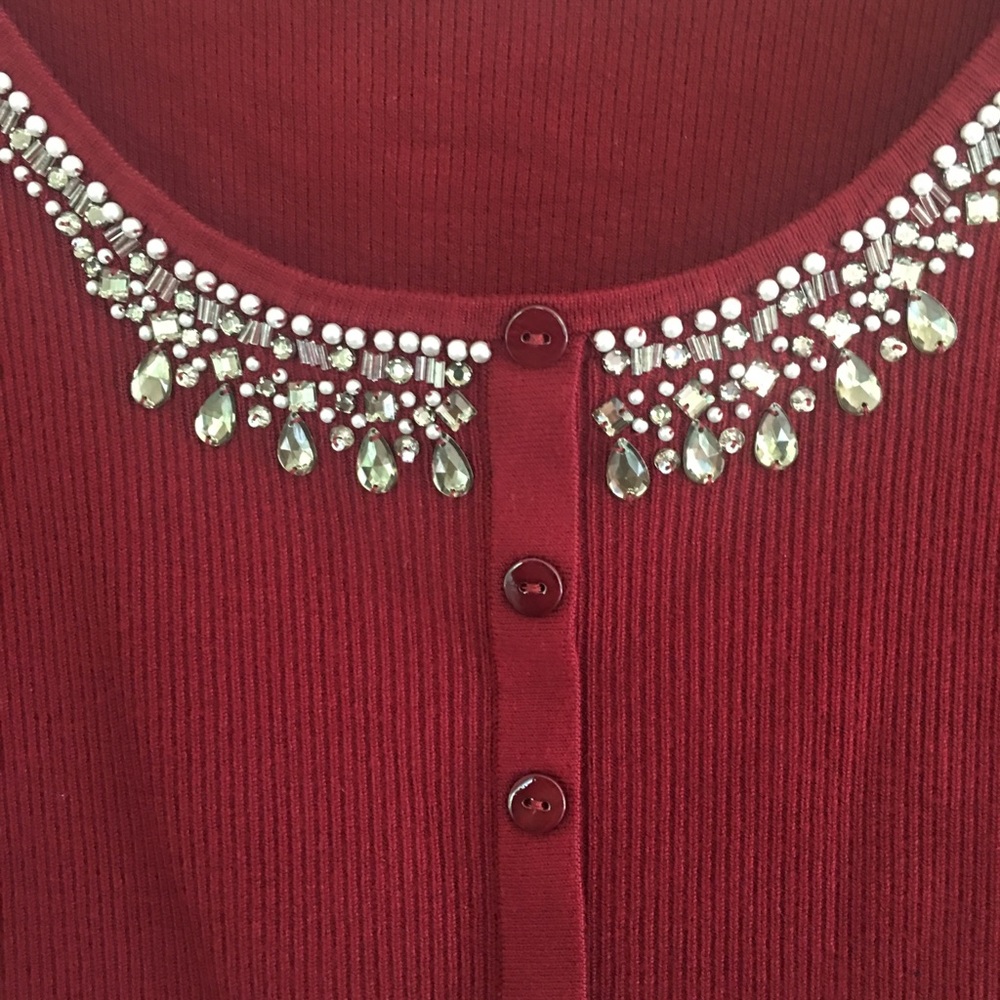 🎆🎇EMMA JAMES RHINESTONE/BEAD SWEATER, GORGEOUS🌌